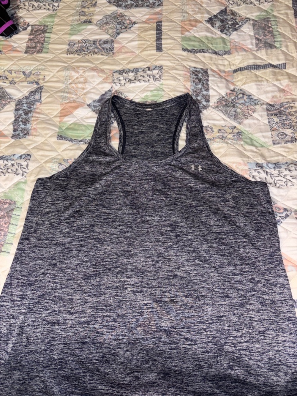 Under Armour Women’s Gray Tech Racerback Tank Top